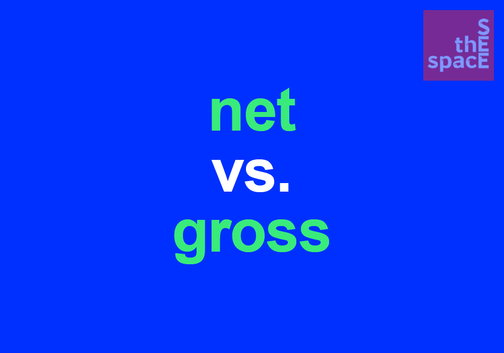 Sự khác biệt l Kích thước văn phòng GROSS và NET